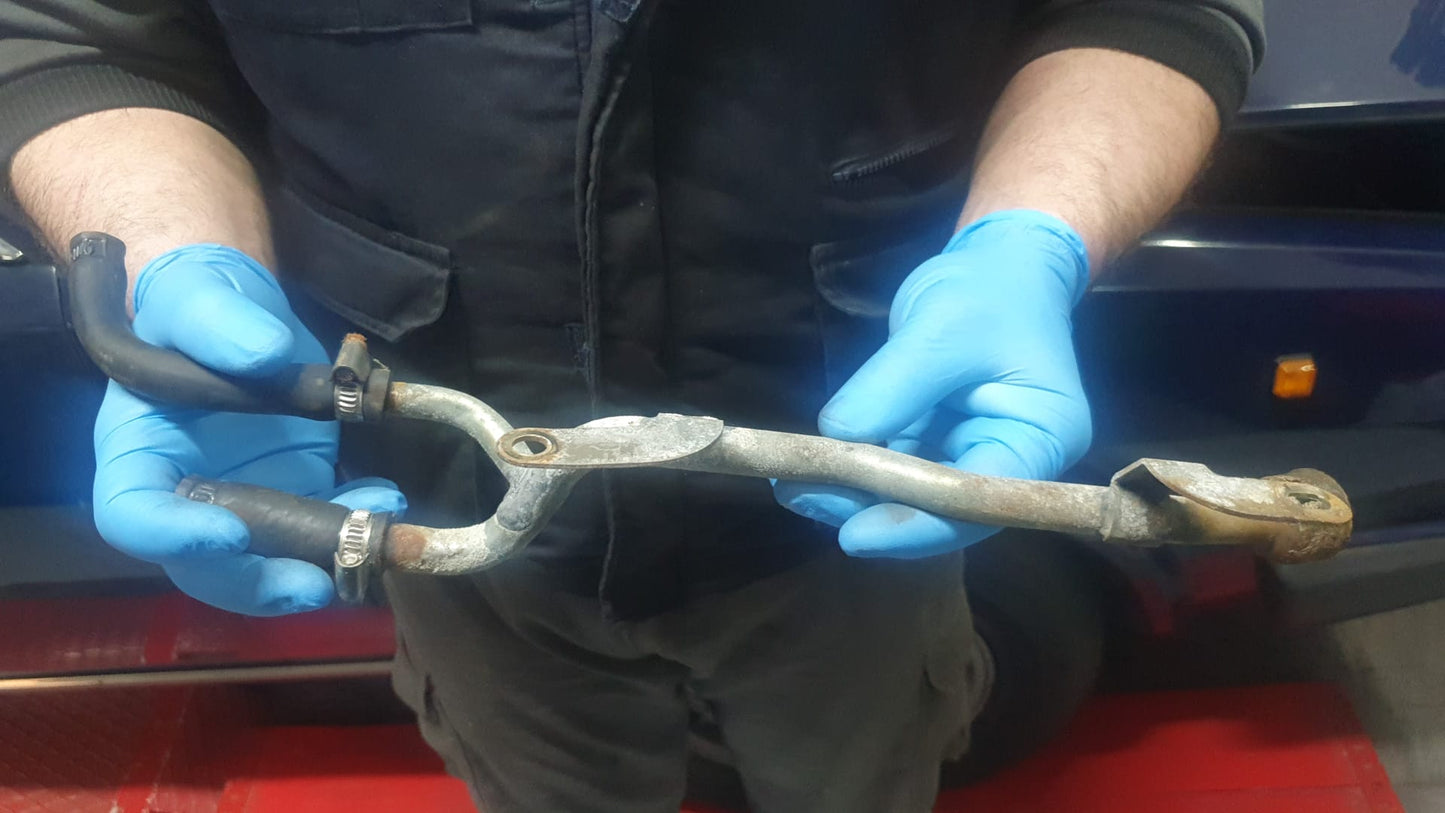 "Primer Tramo" de refrigeración INOX para Porsche 924 2.0 / turbo