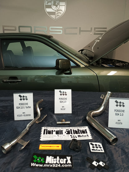 Stainless steel cooling kit for Porsche 924 2.0