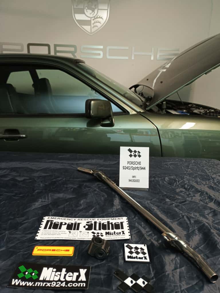 Tubo de Refrigeración INOX Porsche 924 / 944 2.5 (1ª Gen / 2ª Gen) AISI 304L