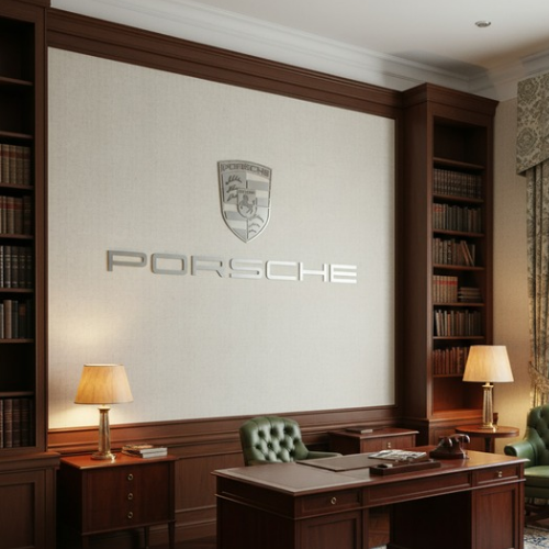 Set Decorativo de Porsche INOX