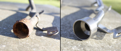 "Primer Tramo" de refrigeración INOX para Porsche 924 2.0 / turbo